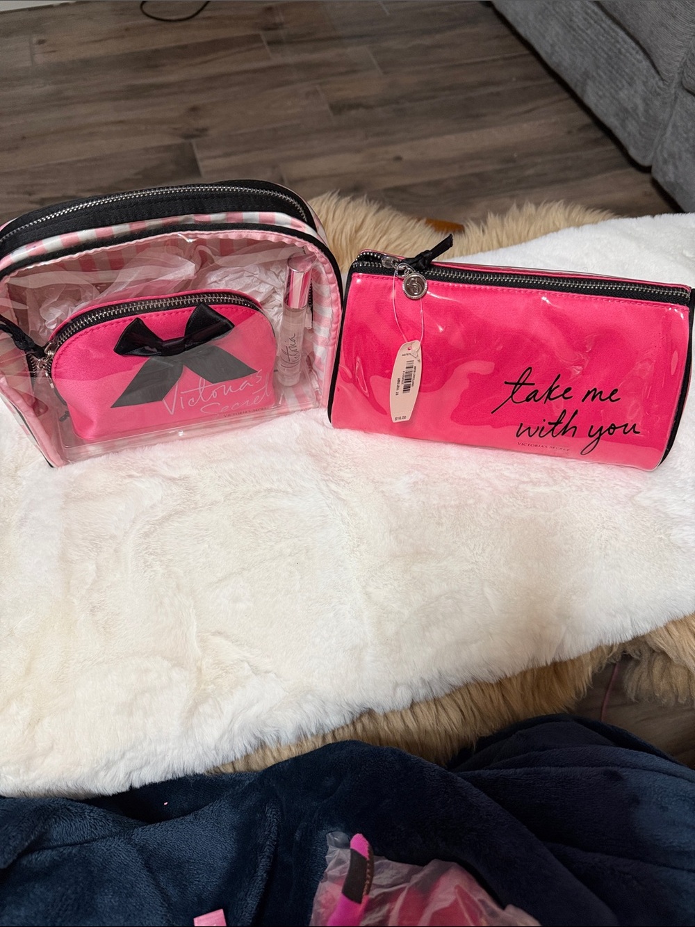 Victoria Secret Makeup Bags & Victoria Perfume NWT